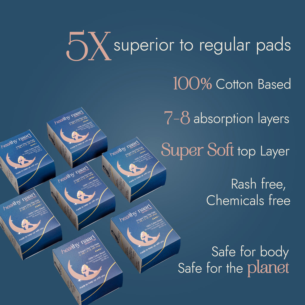 Super Ultra Thin Pads | 6XXL + 3XL with Wings